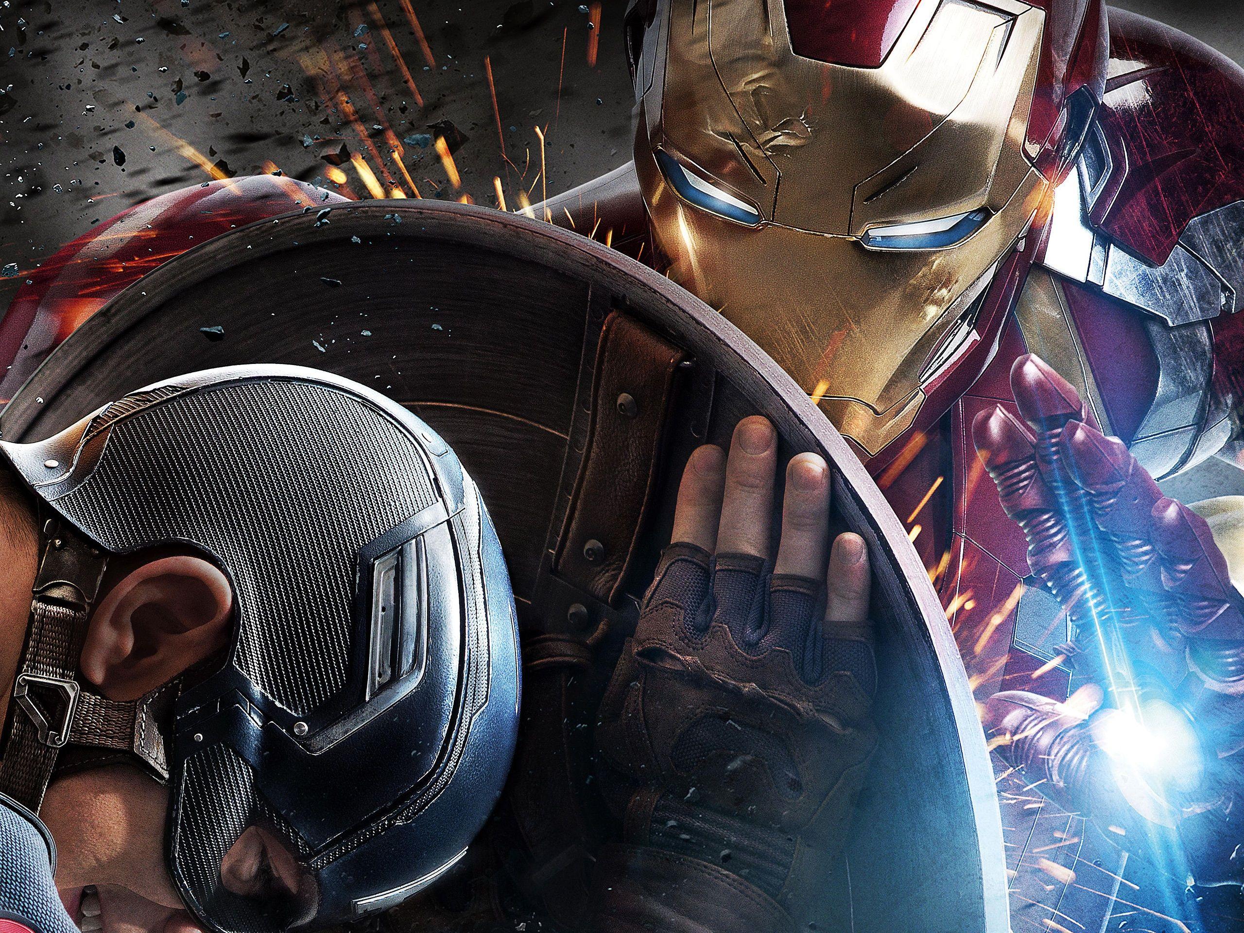 2560x1920 4k Wallpaper Iron Man Civil War
