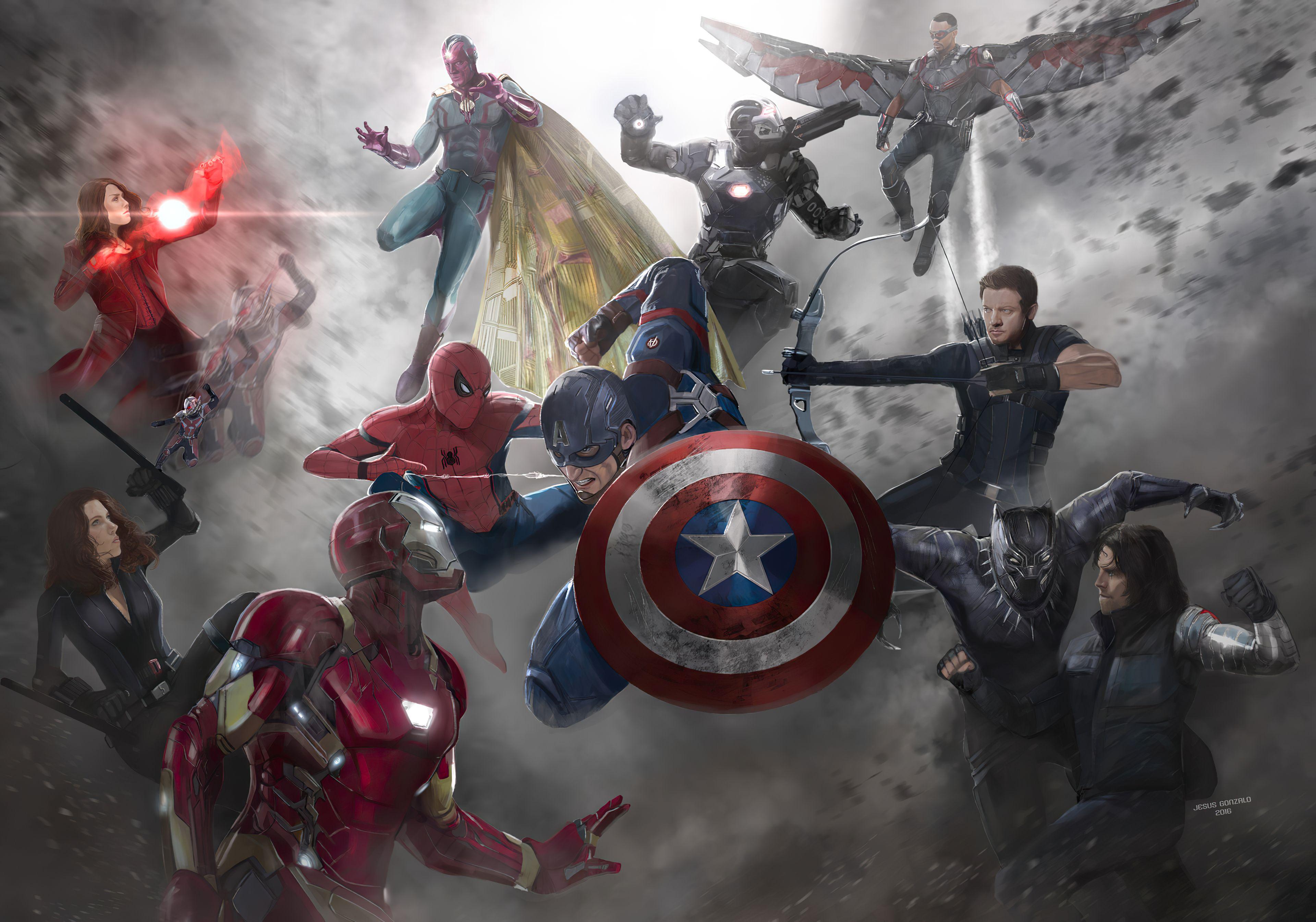 3840x2690 Captain America Civil War 4k HD Superheroes, 4k Wallpaper, Image, Background, Photo and Picture