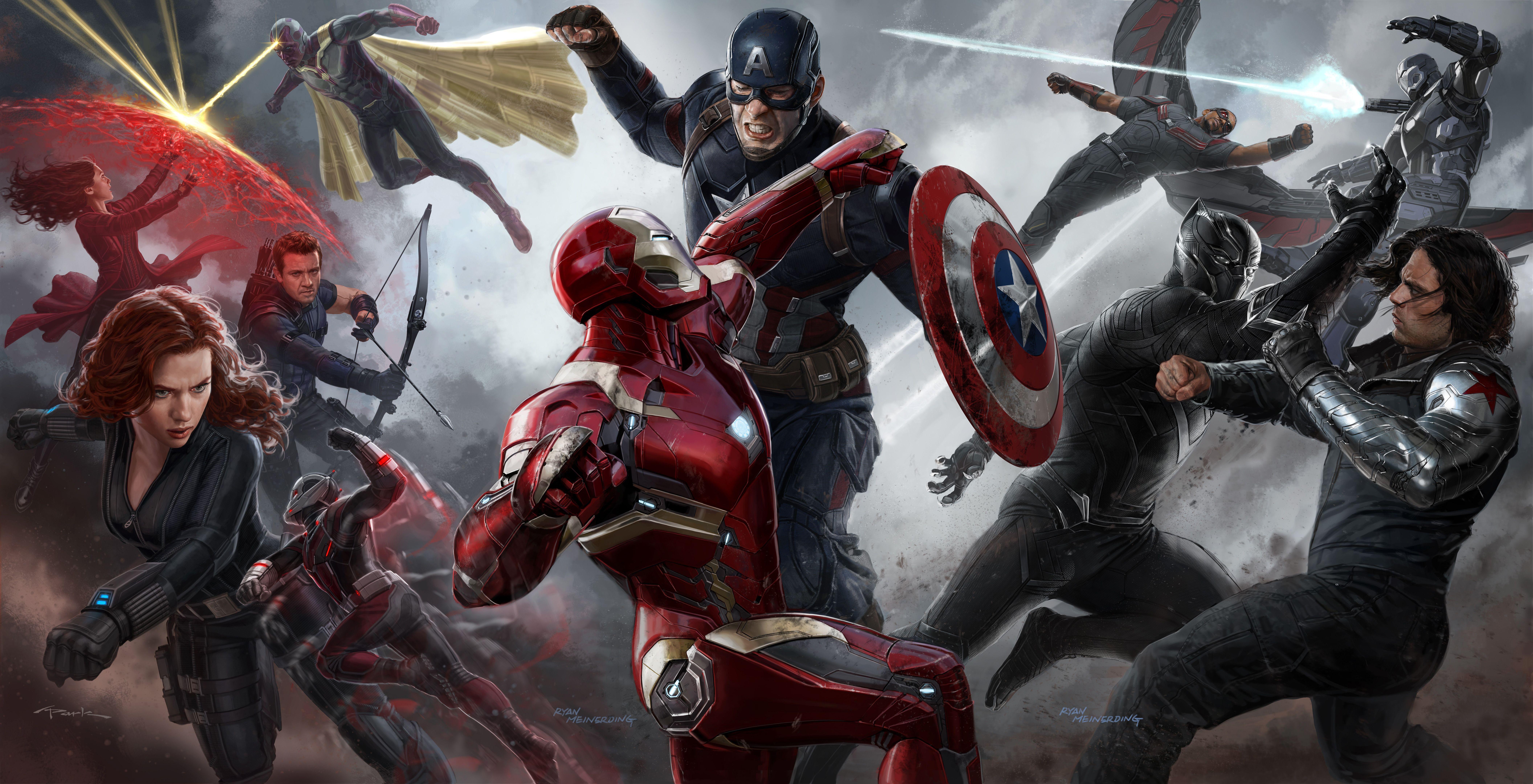 8445x4320 Civil War HD wallpaper, Background