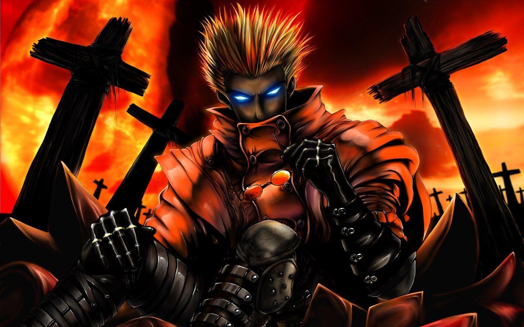 1680x1050 AMV That You Can't Leave Behind Anime MV ♫. Cool anime wallpaper, Trigun, Anime wallpaper