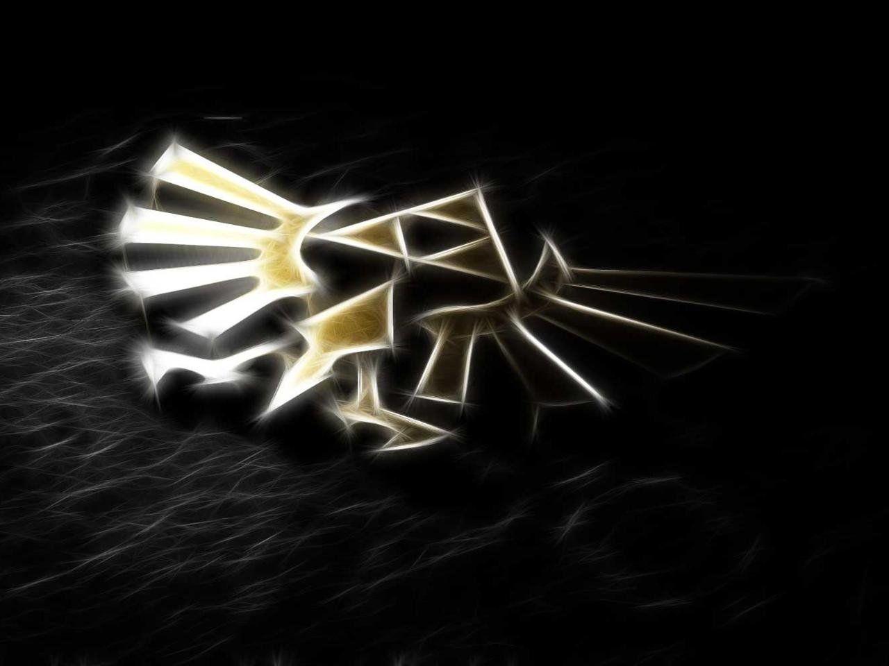 1280x960 black, Gold, The Legend of Zelda, Fractalius HD Wallpaper / Desktop and Mobile Image & Photo
