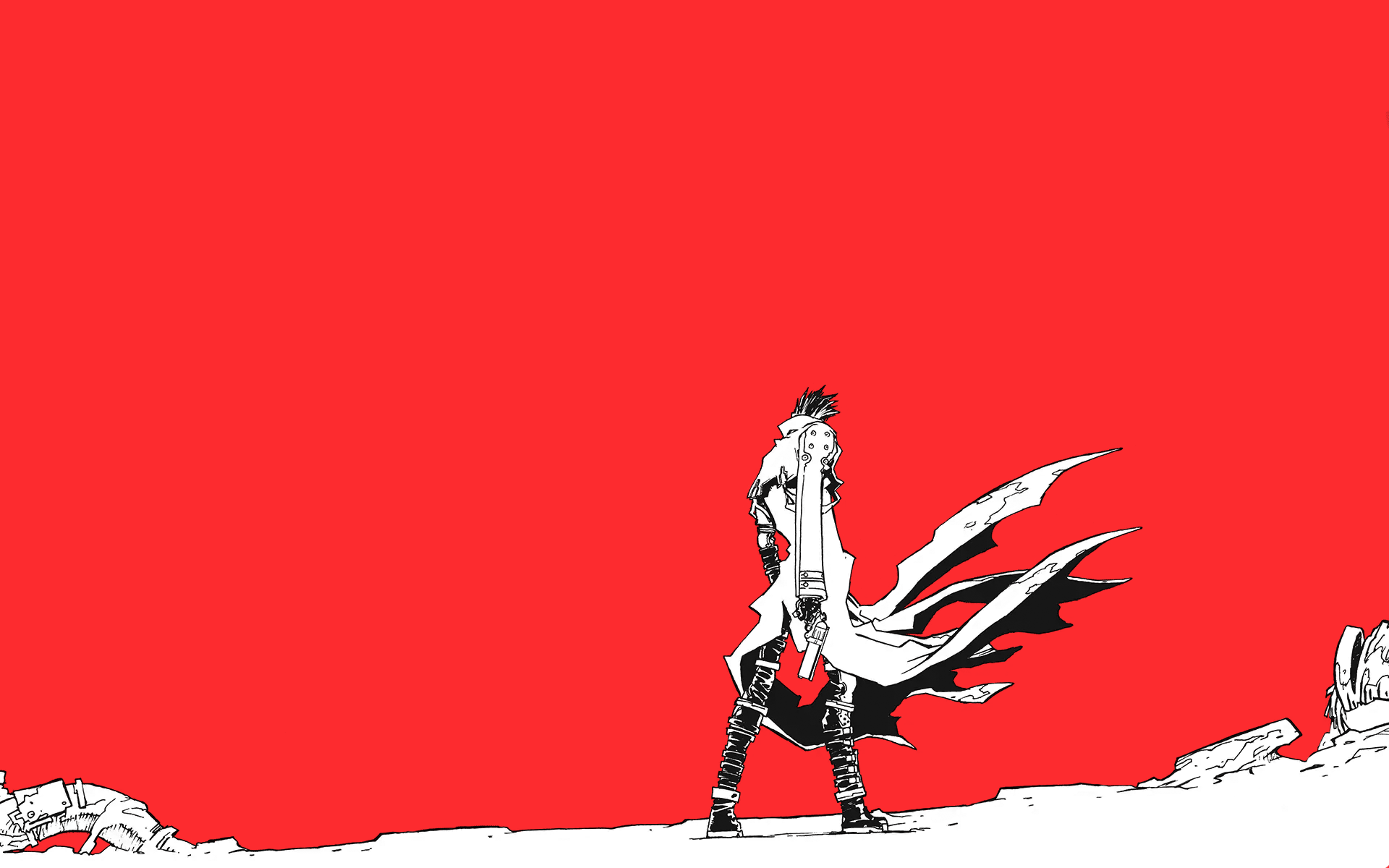 1920x1200 Trigun Maximum Laughing Vash