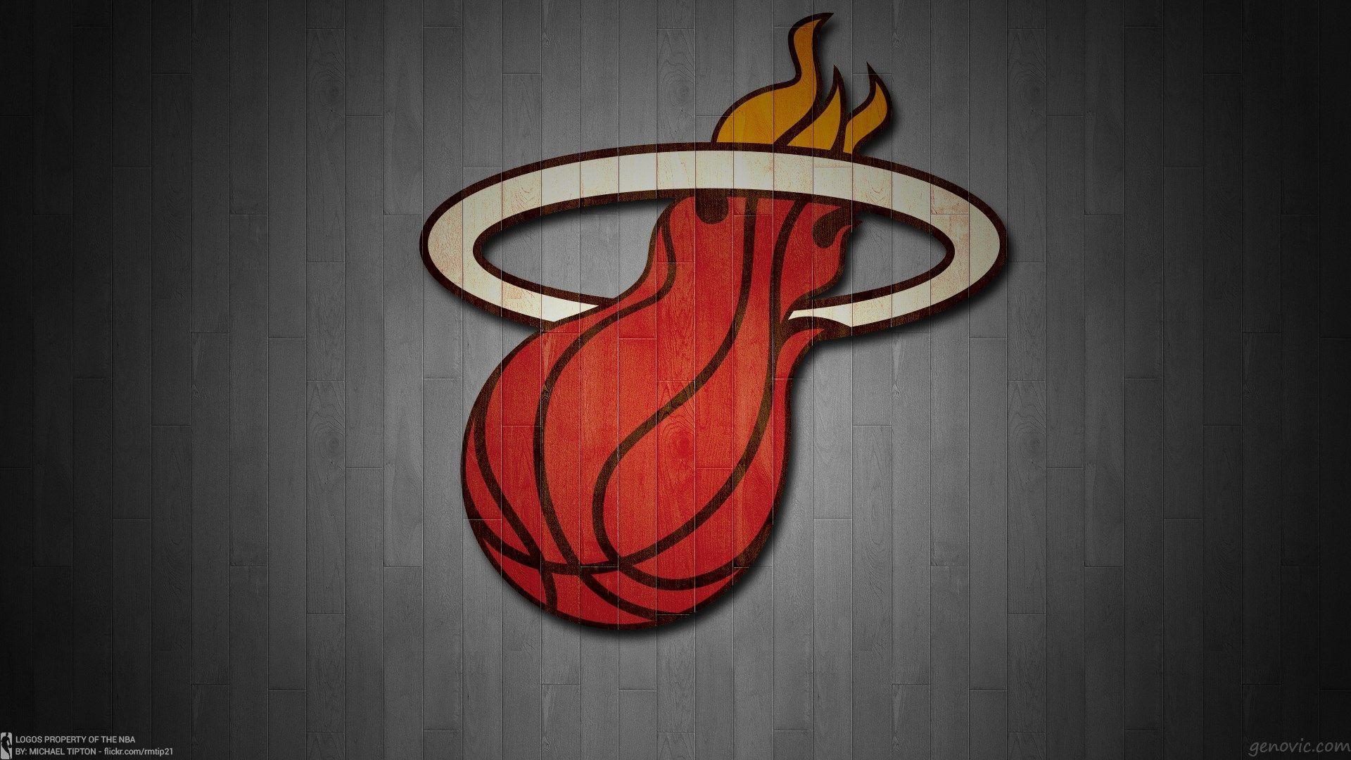 HD wallpaper Basketball Miami Heat Logo NBA  Wallpaper Flare