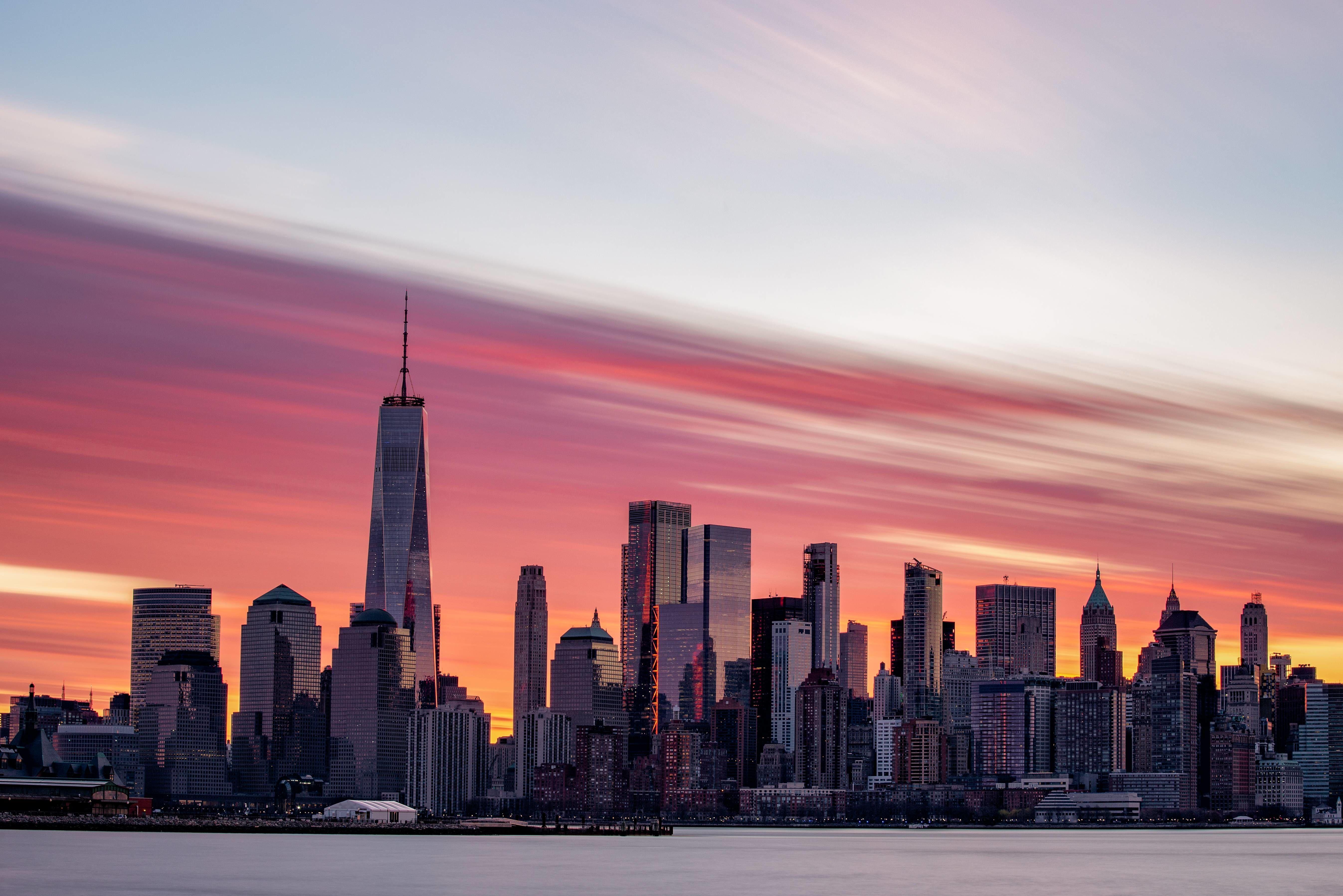 5386x3591 Sunrise Over Lower Manhattan Wallpaper, HD City 4K Wallpaper, Image, Photo and Background