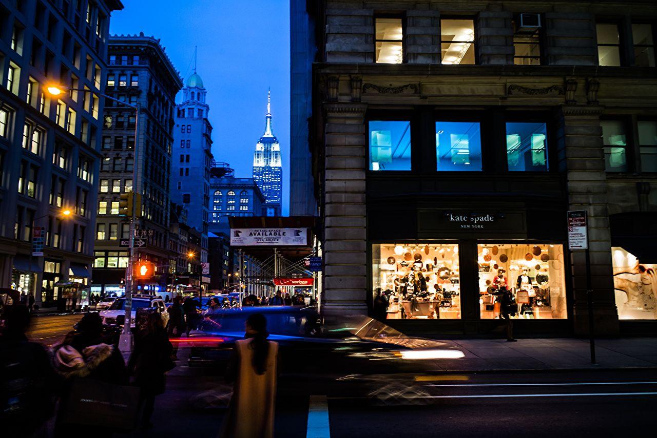 1280x855 Picture Manhattan New York City USA Empire State Building Street