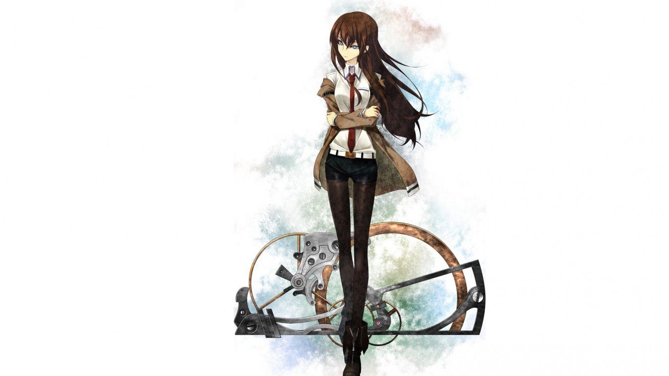 1366x768 Download wallpaper girl, steins gate, makise kurisu, section other in resolution 1366x768