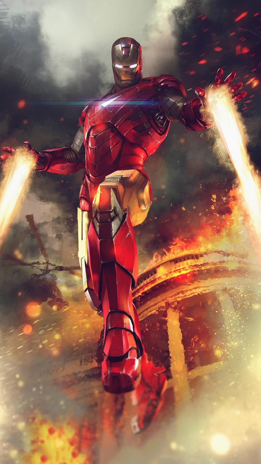 1080x1920 Iron Man 4K Wallpaper for Android