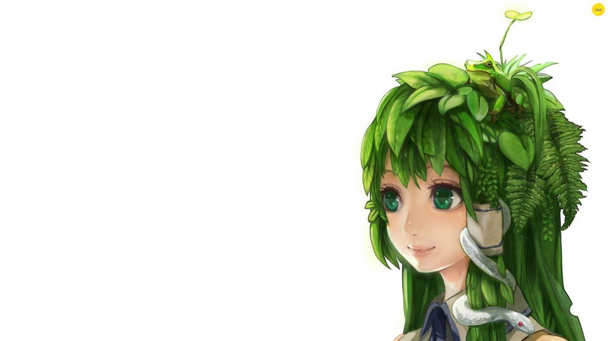1245x700 Anime Manga strange frog girl Leaf Green- Snak wallpaperx2160