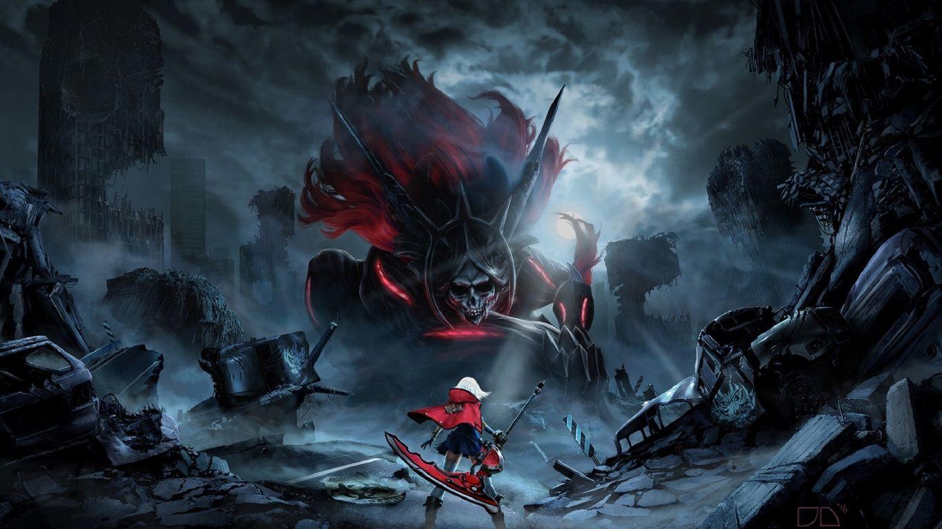 1366x768 Anime, God Eater, Artwork, Wallpaper Ultra HD Gaming Wallpaper For Pc