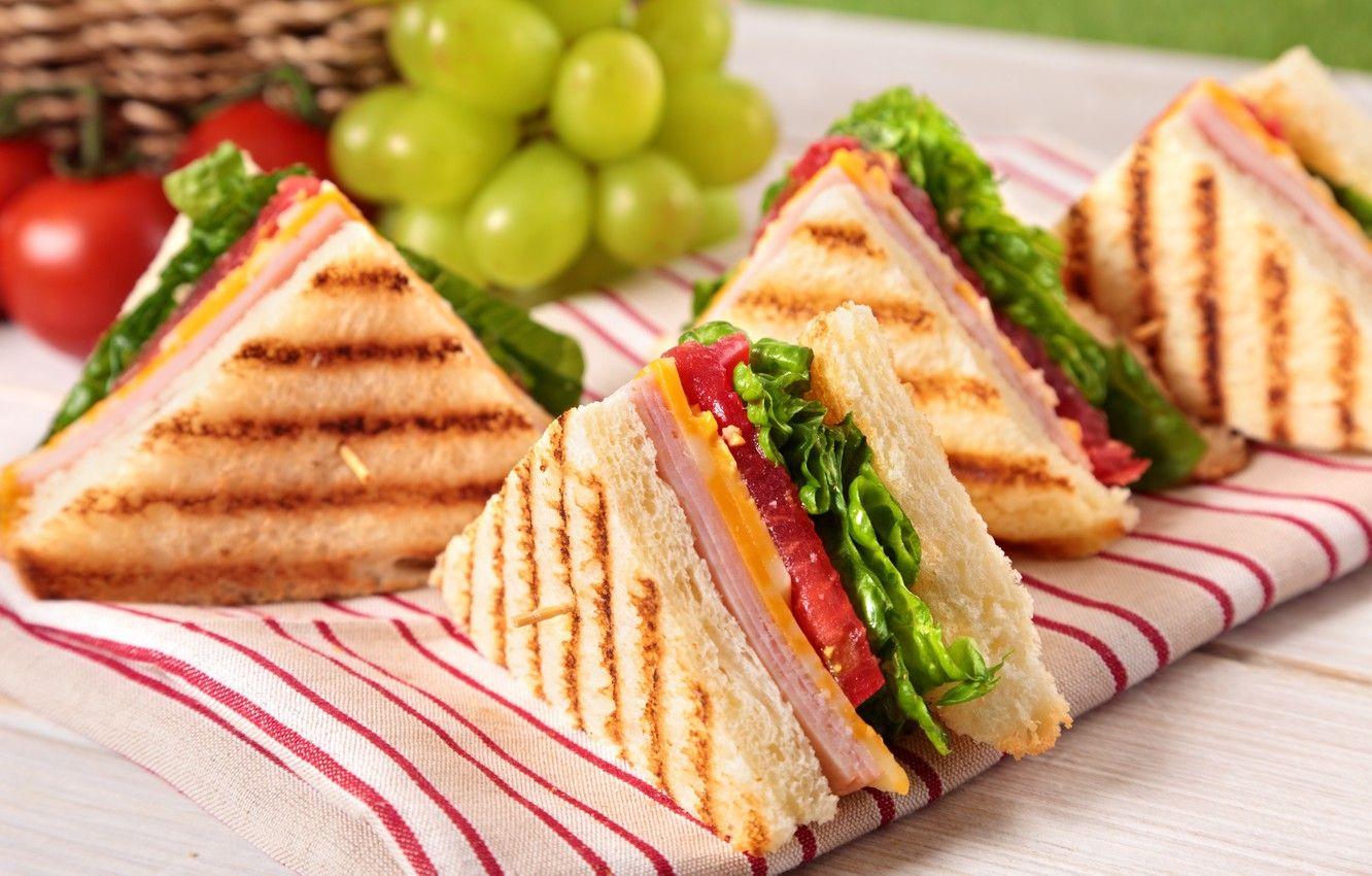 1332x850 Wallpaper cheese, bread, toast, sandwiches, ham image for desktop, section еда