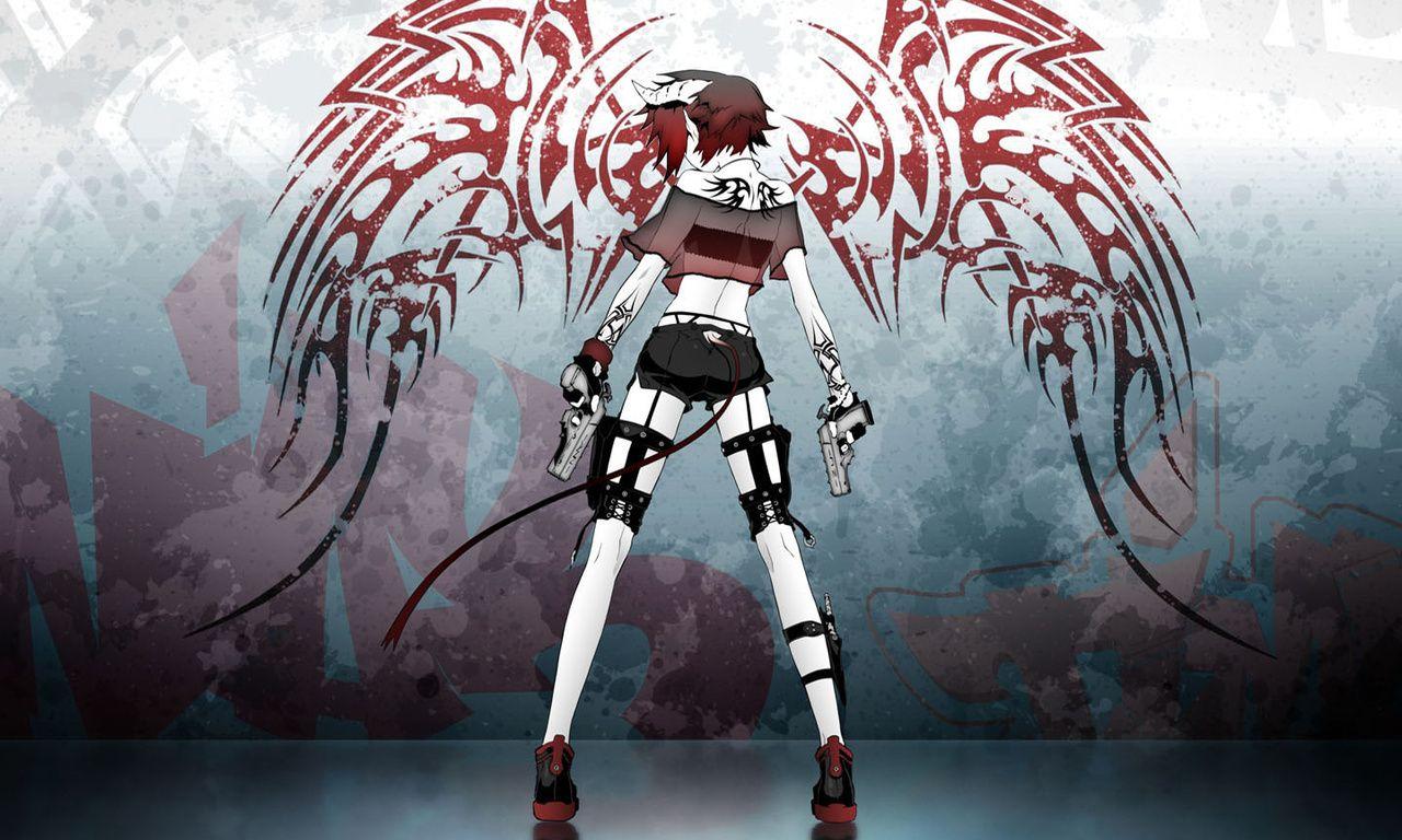1280x768 Free download Anime Girl Demon HD A Devil Wings 412837 With Resolutions 1280768 [1280x768] for your Desktop, Mobile & Tablet. Explore Female Demon Wallpaper. Demon Wallpaper, Female Wallpaper, Female Fantasy Wallpaper