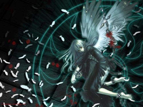 1024x768 Angel devil wallpaper girl .