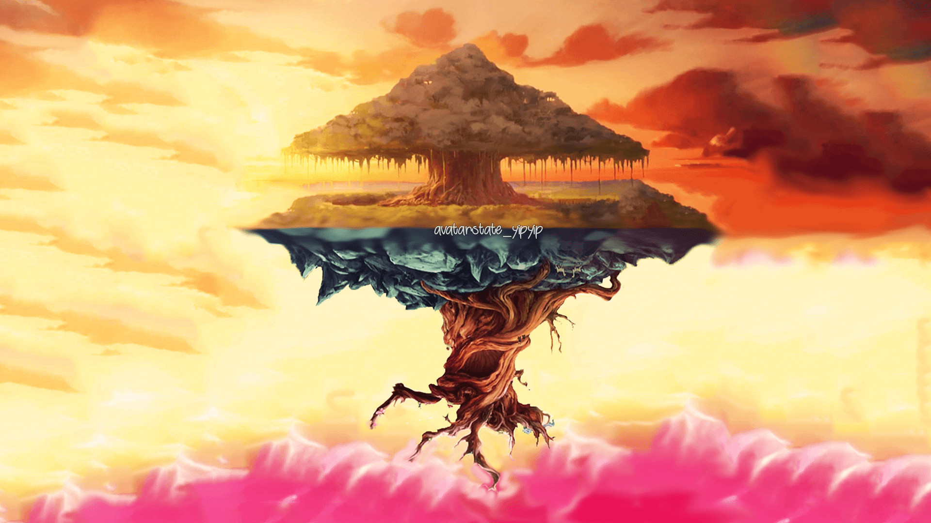 1920x1080 Banyan Grove / Tree of Time Wallpaper: MEGA link in comments!