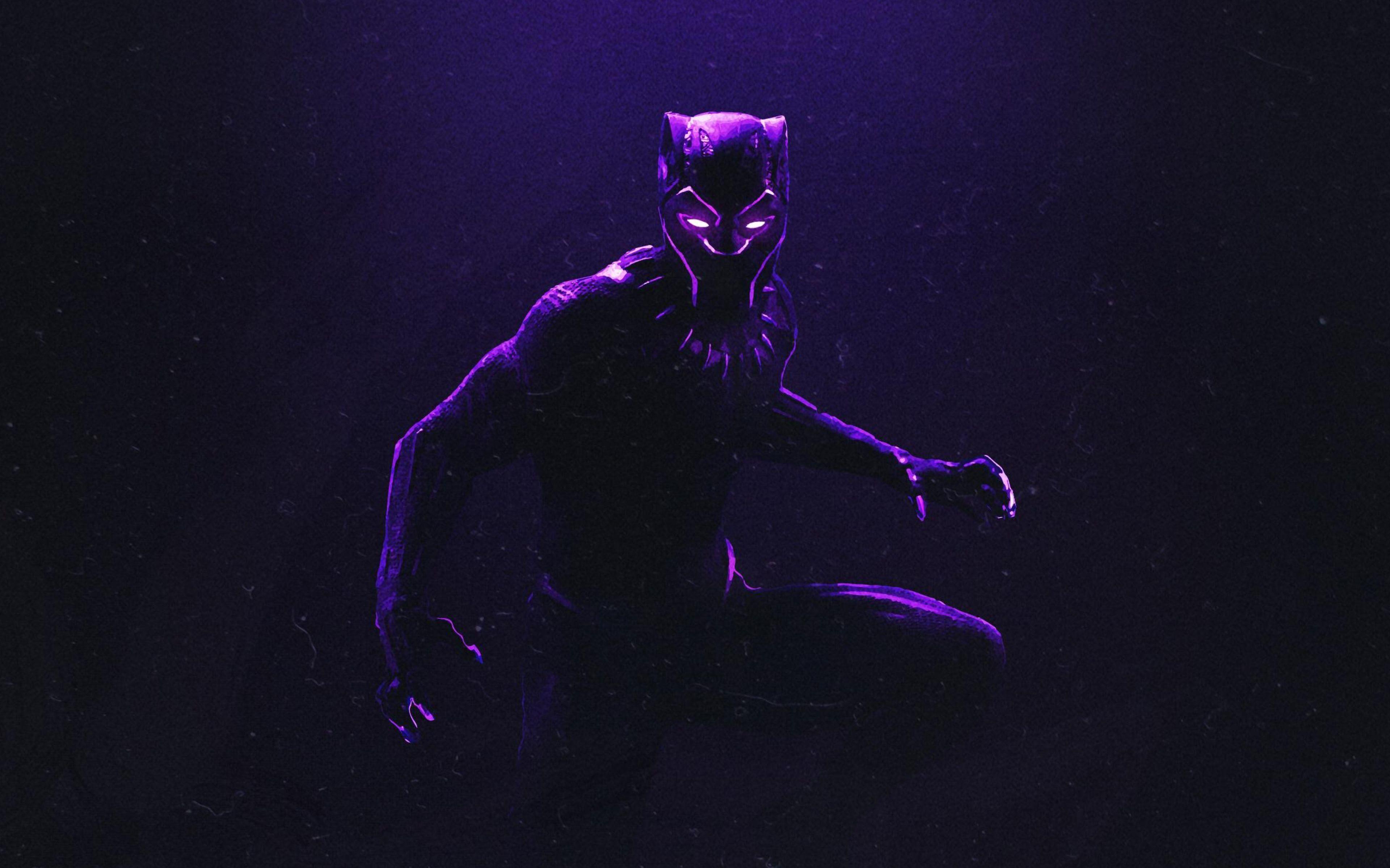 3840x2400 Black Panther Fan Made Art In 3840x2400 Resolution. Black panther art, Panther art, Black and purple wallpaper