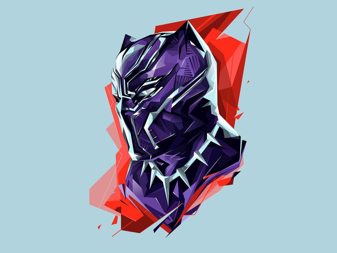1152x864 Marvel Black Panther Art