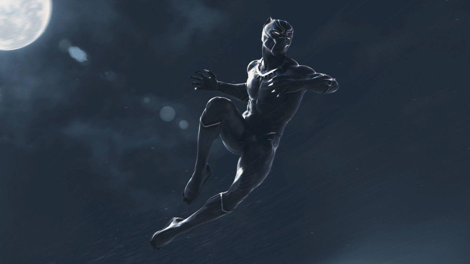 1600x900 Black Panther Artwork HD Wallpaper