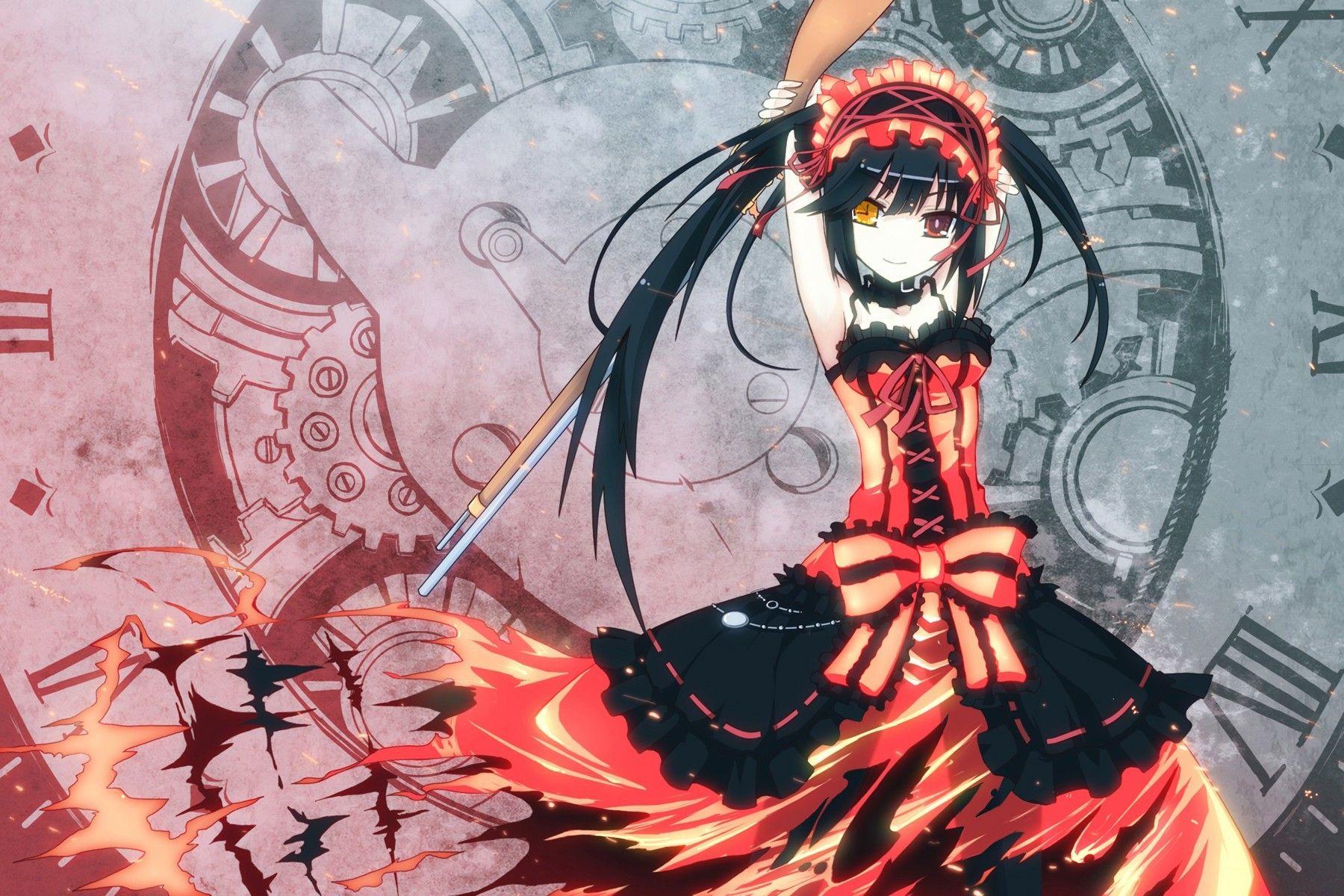 1800x1200 Anime Date A Live Wallpaper Kurumi HD Wallpaper