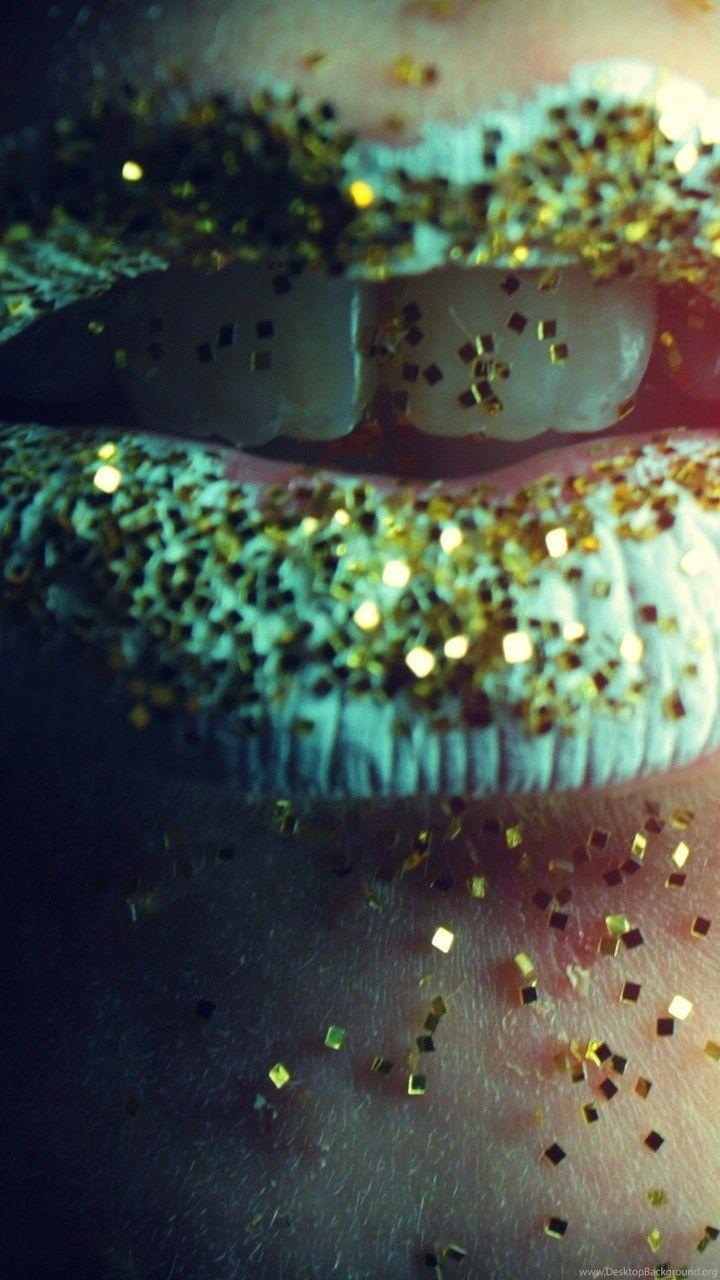 720x1280 Glitter Lips Wallpaper HD Wallpaper Desktop Background