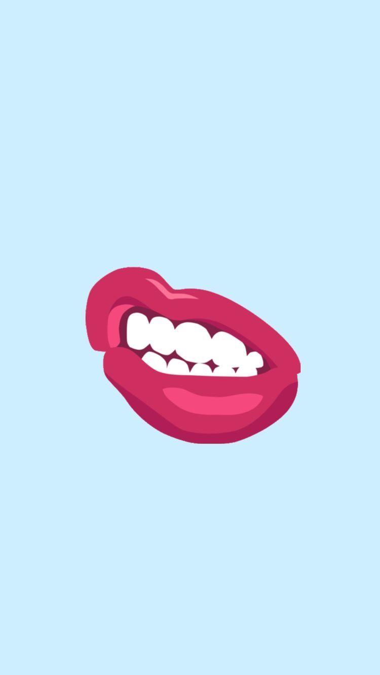 750x1333 Wallpaper. Cool background wallpaper, Lip wallpaper, Dental wallpaper