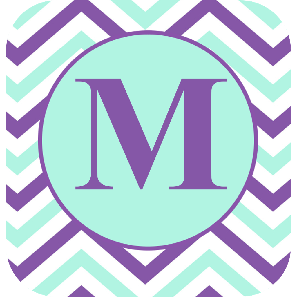 1024x1024 Free Monogram Wallpaper For IPhone