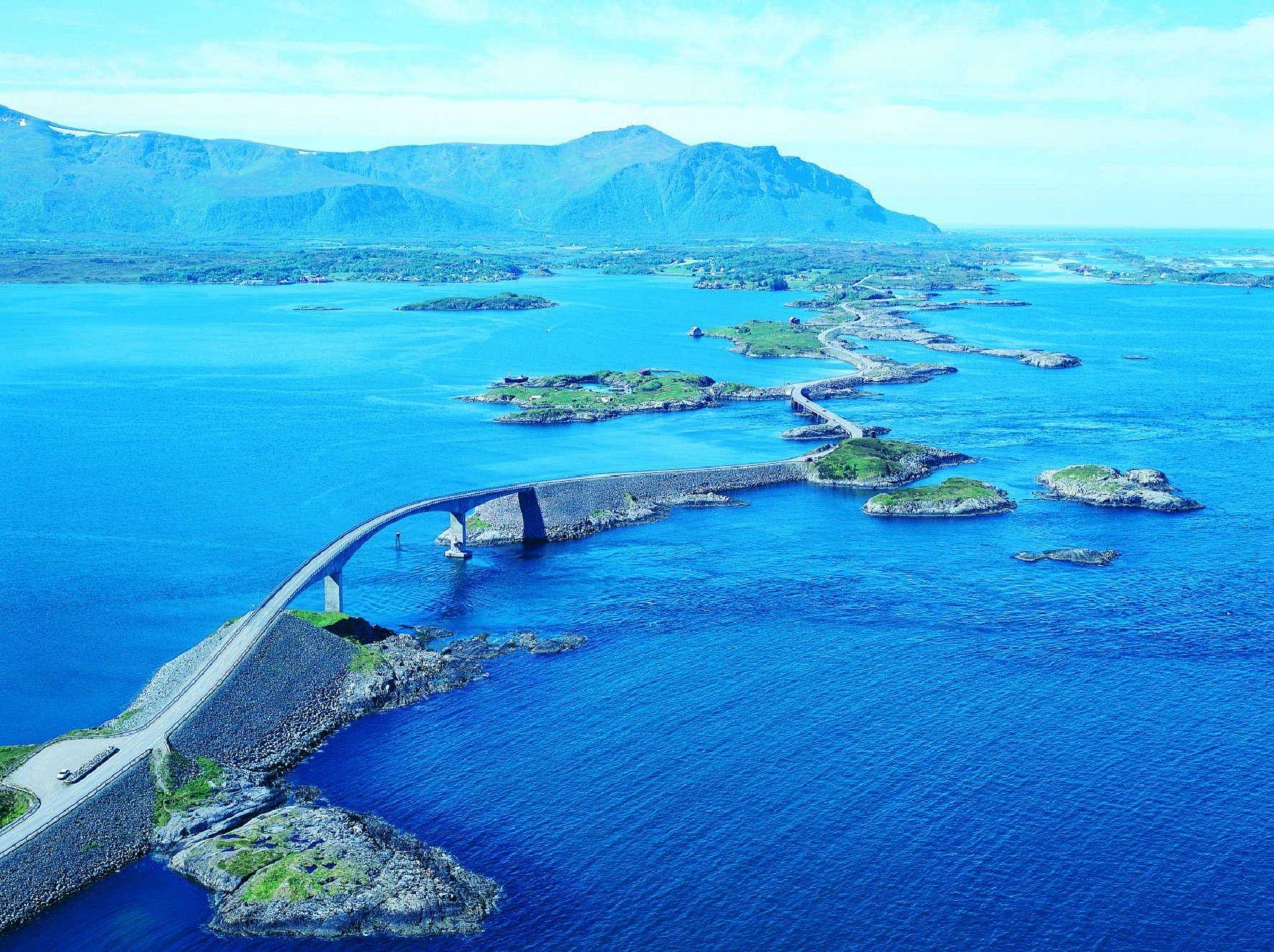 1920x1435 Atlantic Ocean Road in Norway Wallpaper Image Photo Picture Background