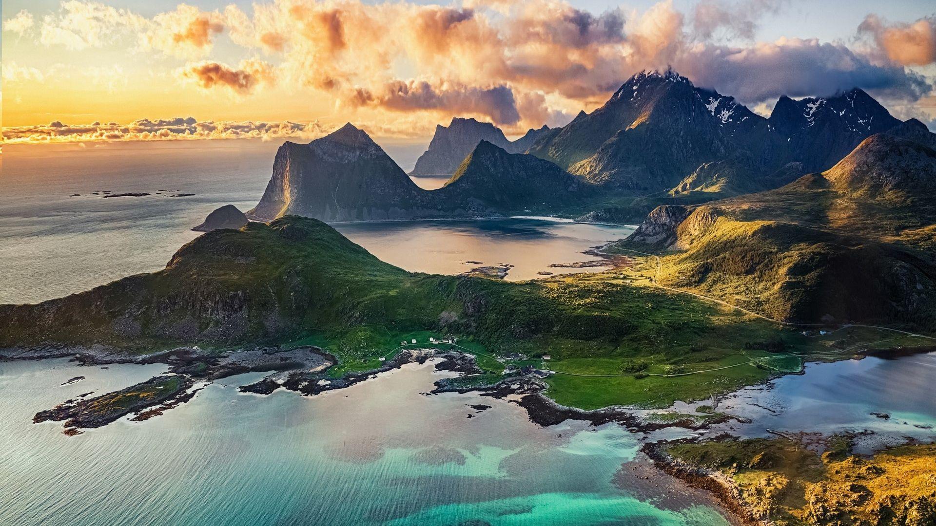 1920x1080 Fabulous Coast in Norway Desktop wallpaper 1920x1080