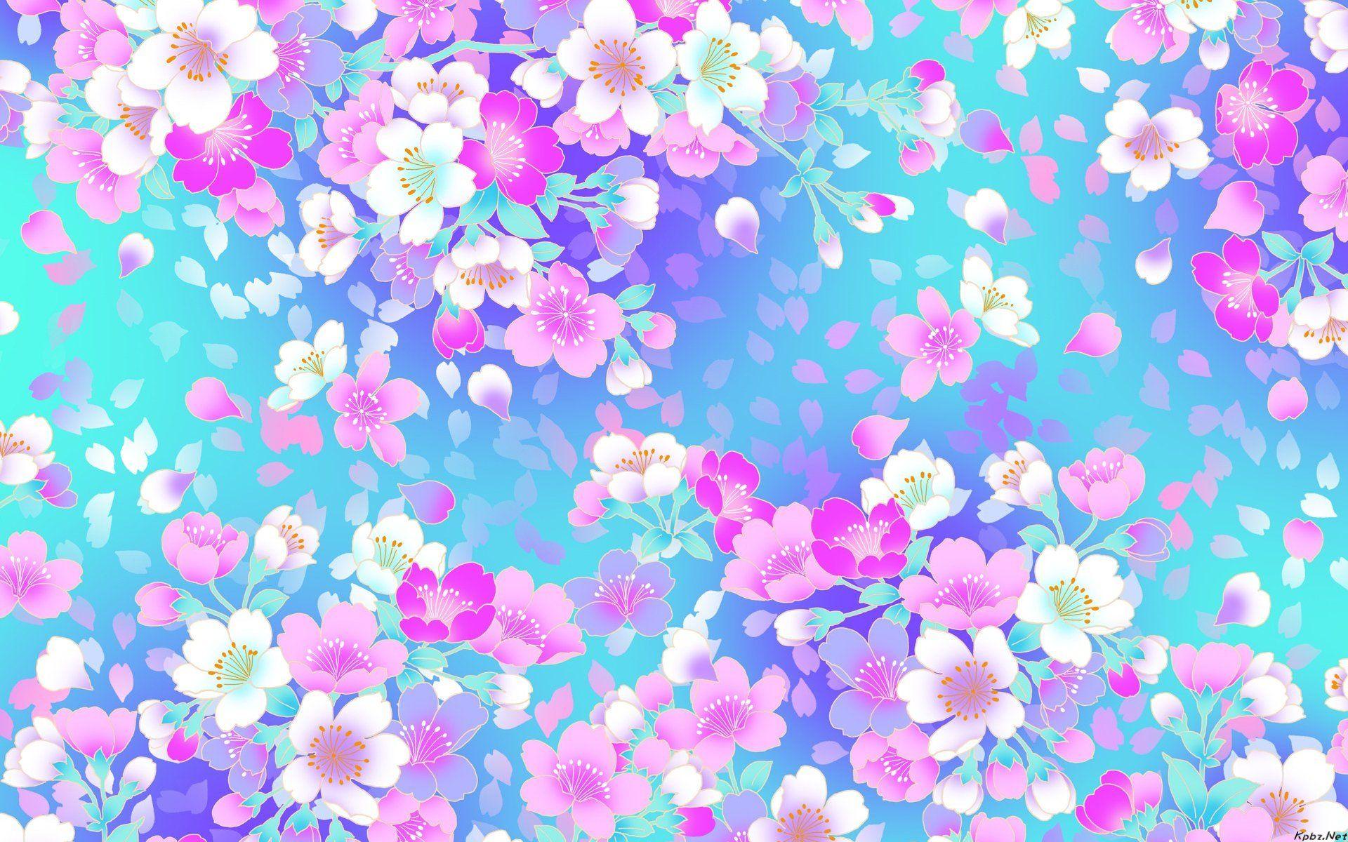 1920x1200 Animated Flowers hình nền