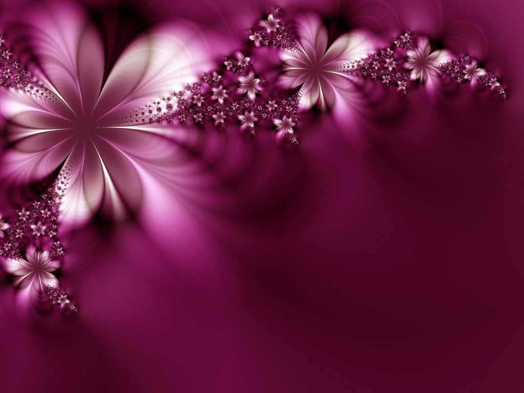 1024x768 Early Flower: 3D Flower Wallpaper