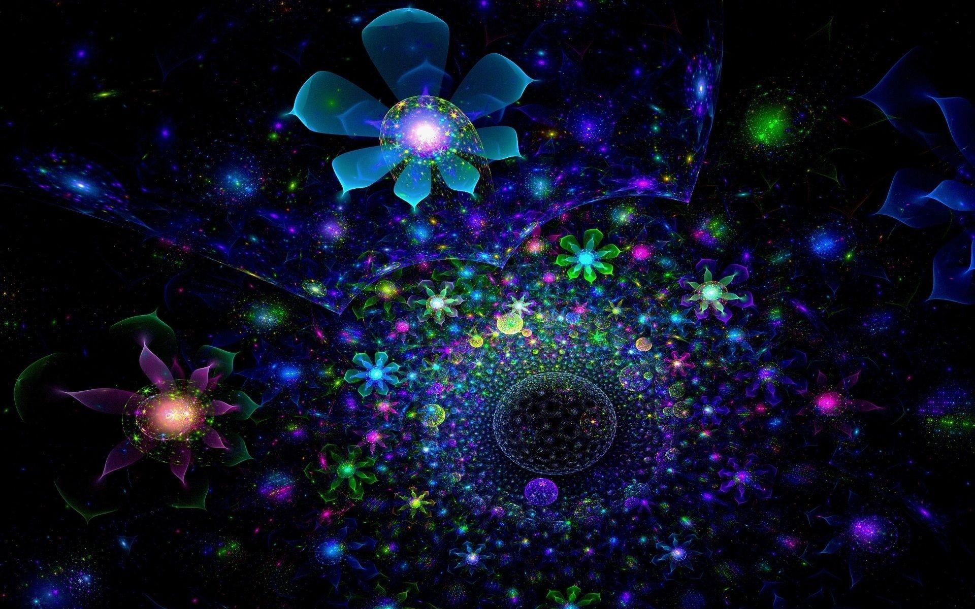 1920x1200 Cool abstract flower wallpaper HD .