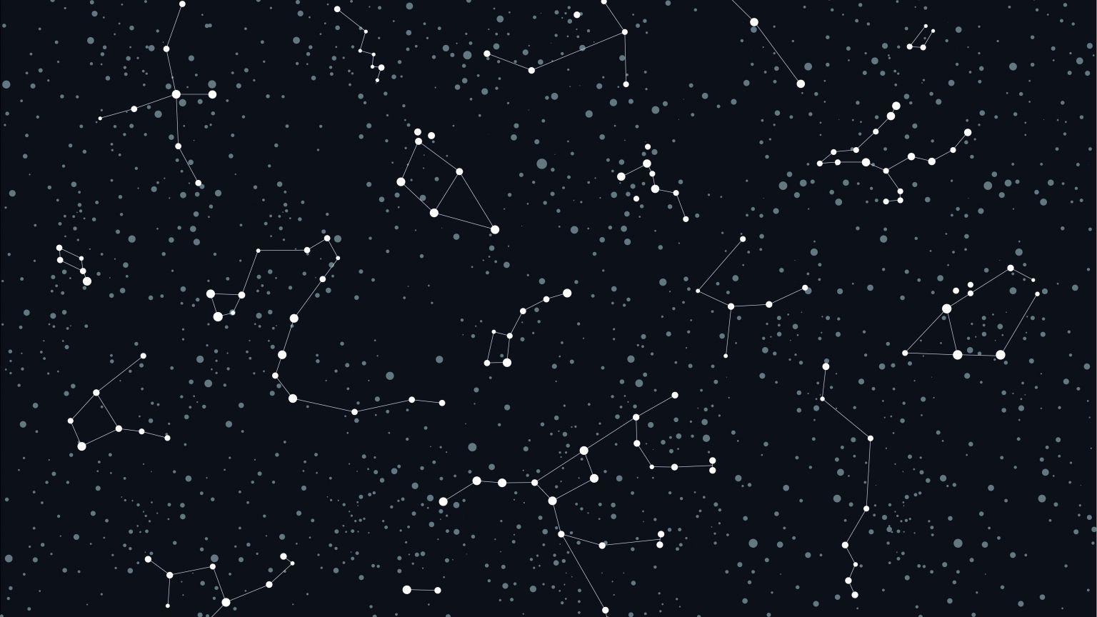 1536x864 Constellations wallpaper in 1536x864 resolution