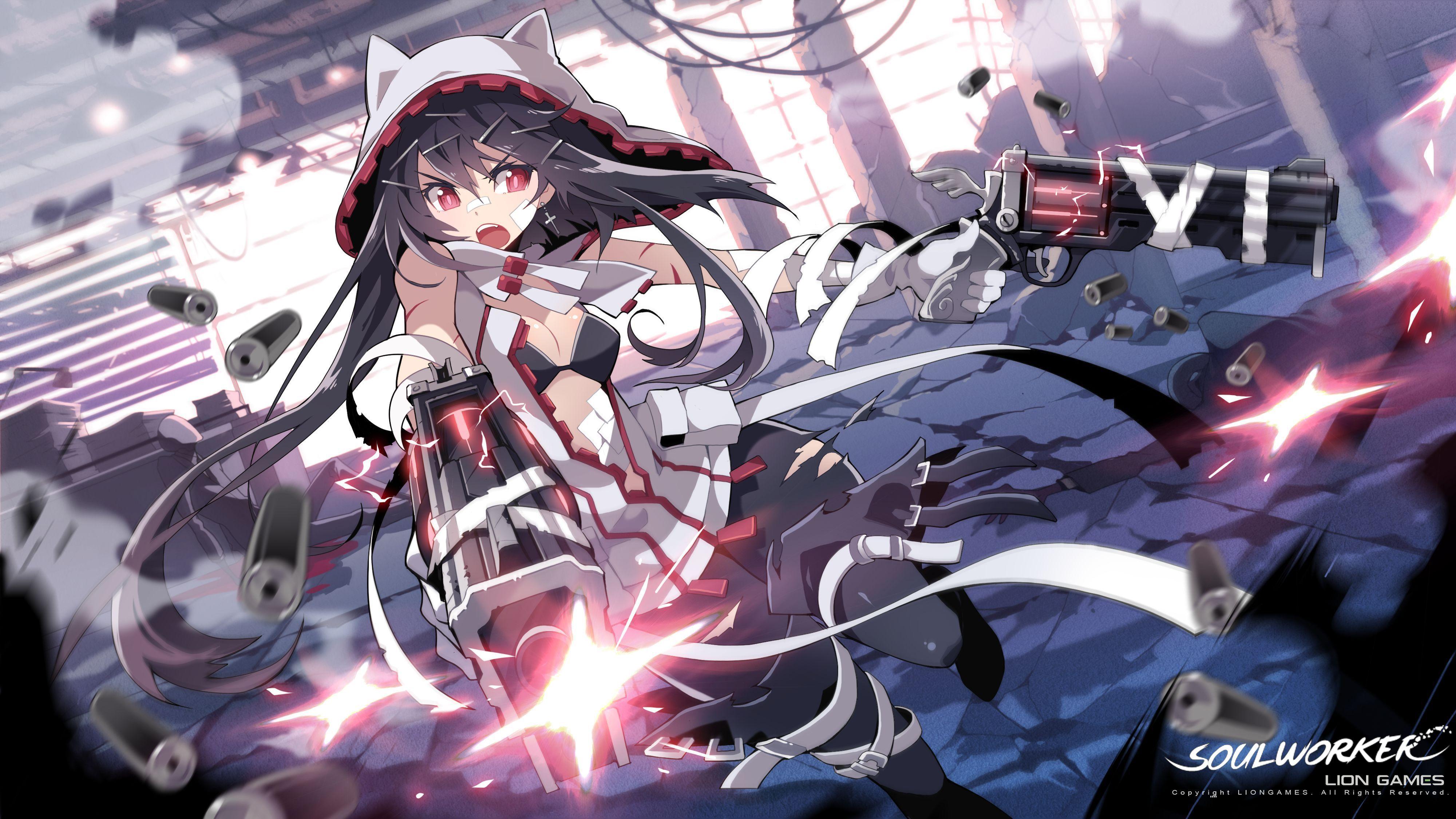 4000x2250 Anime cat girl wallpaper