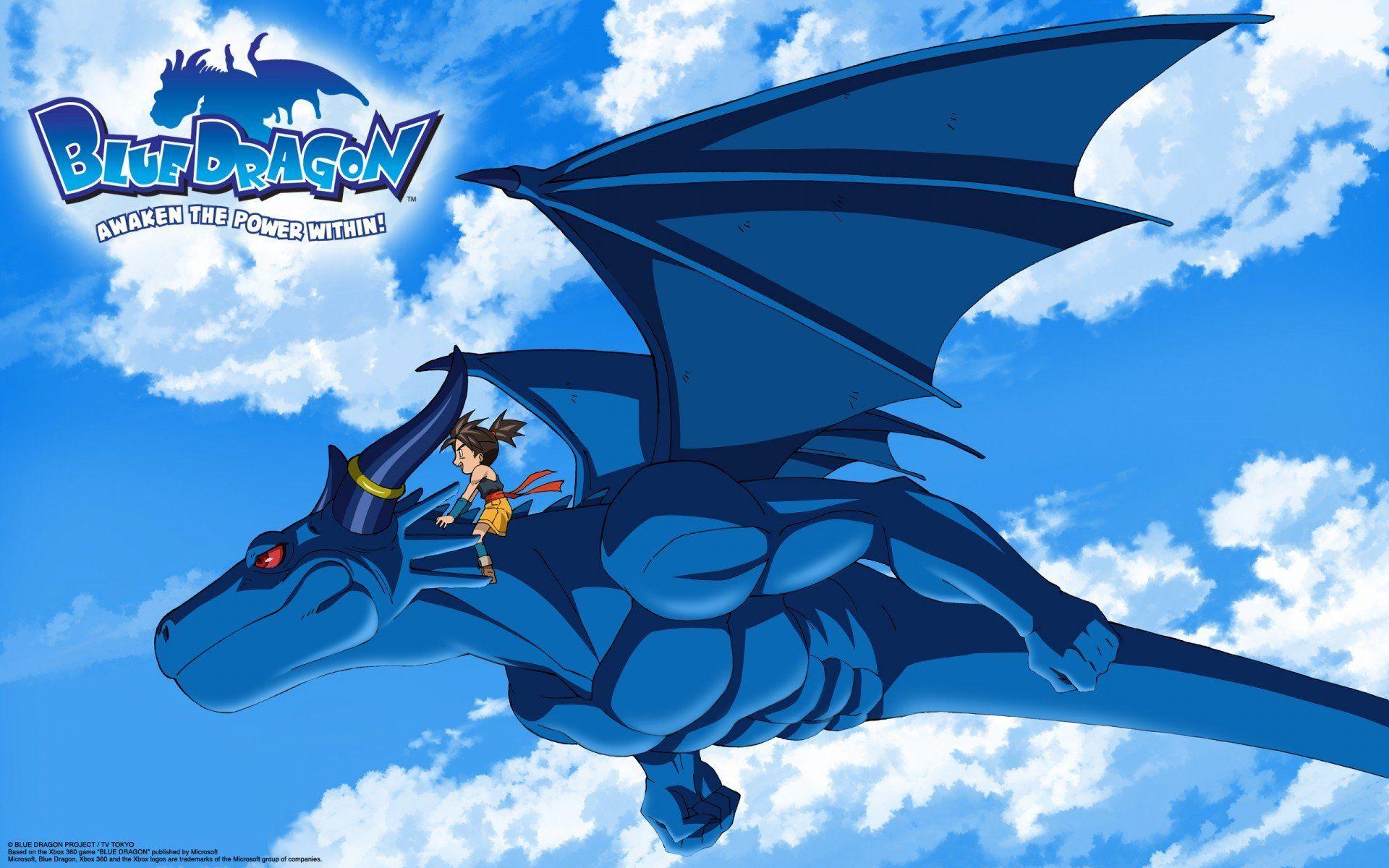 1920x1200 Blue Dragon Wallpaper