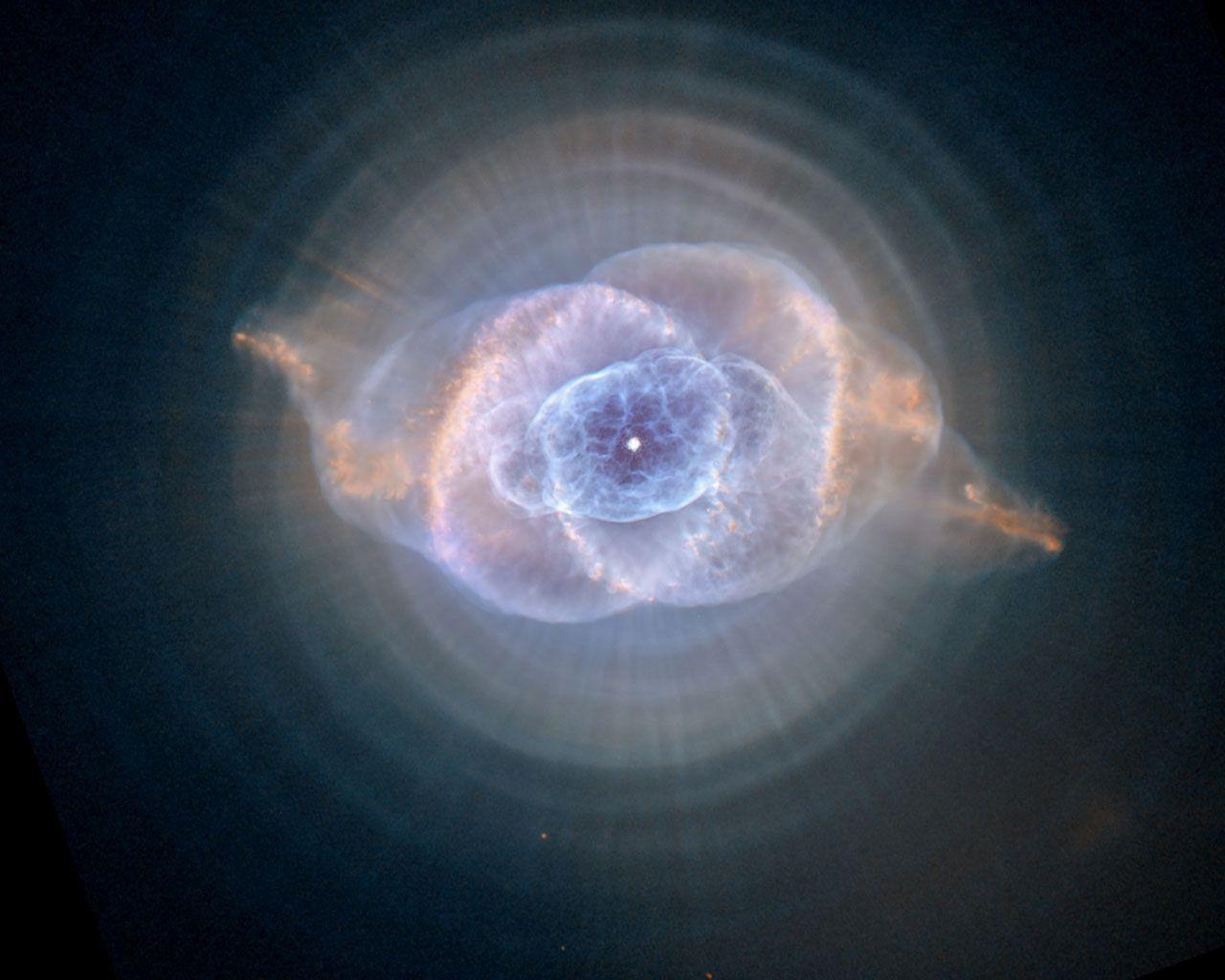 1280x1024 Hubble Cats Eye Nebula