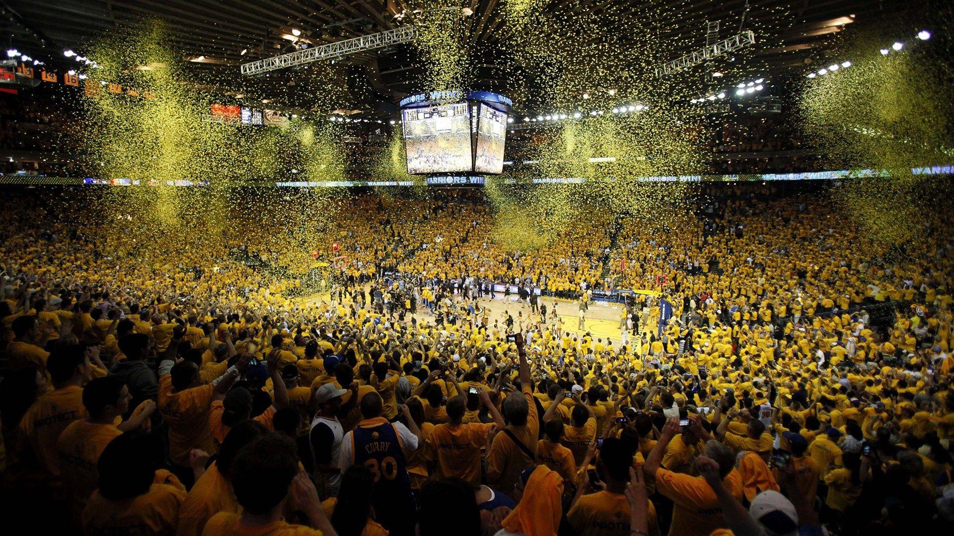 1920x1080 Golden State Warriors, Oracle Arena HD Wallpaper & Background • 39130 • Wallur