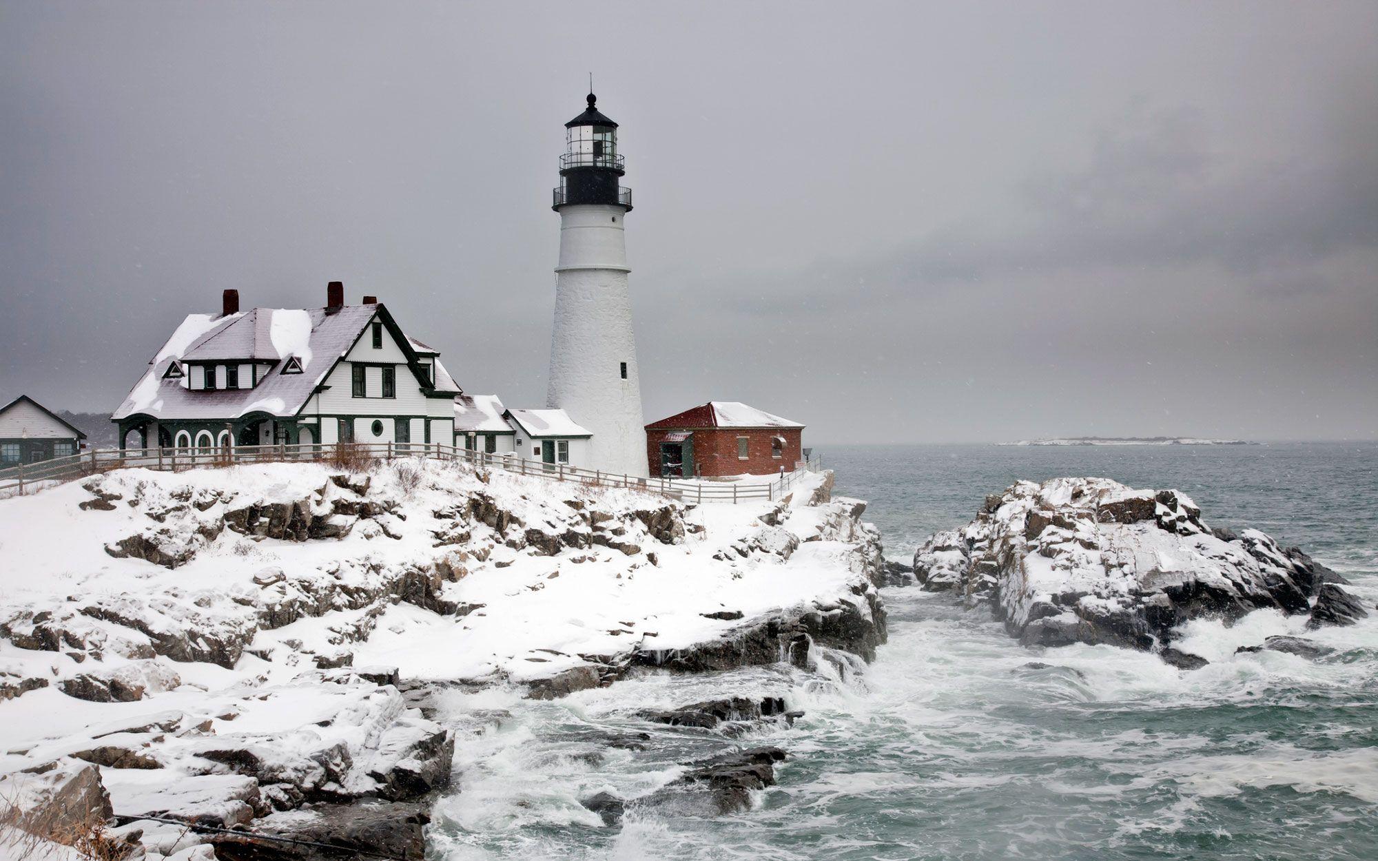 2000x1250 New England Winter Scenes Wallpaper