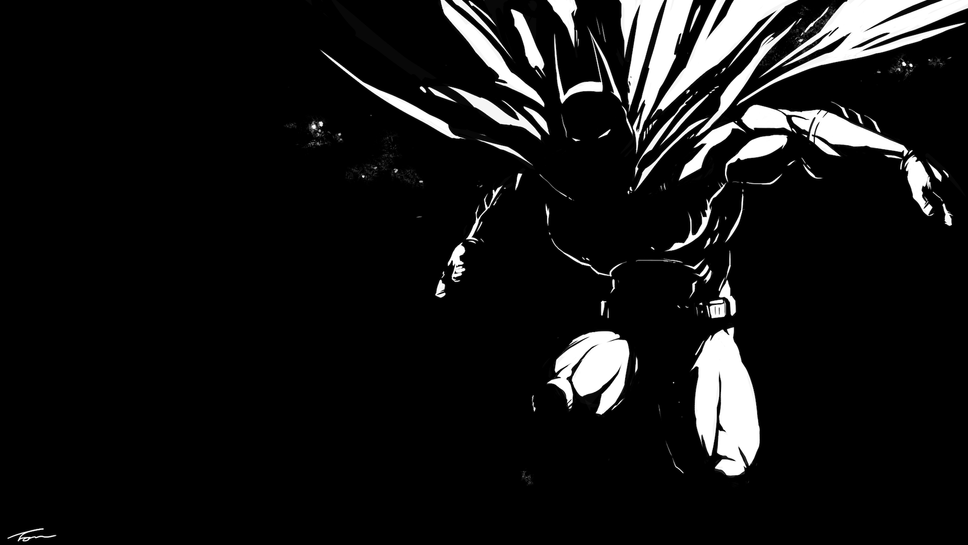 1920x1080 Frank Miller Batman Wallpaper