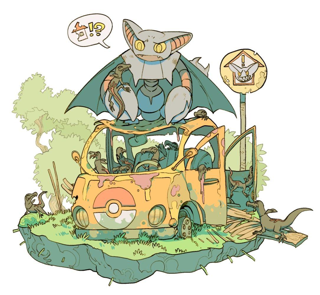 1085x1001 Gliscorémon Anime Image Board