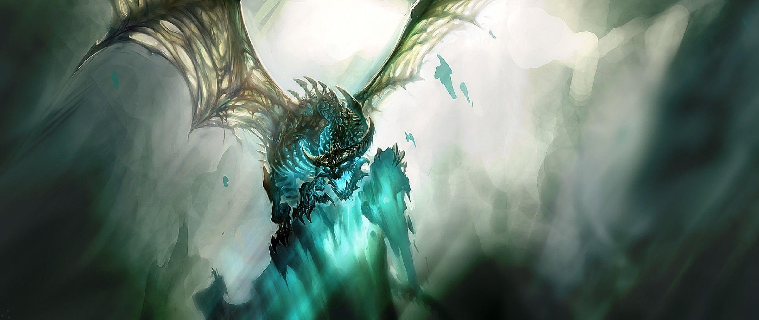 2560x1080 World Of Warcraft, Dragon Wallpaper HD / Desktop and Mobile Background