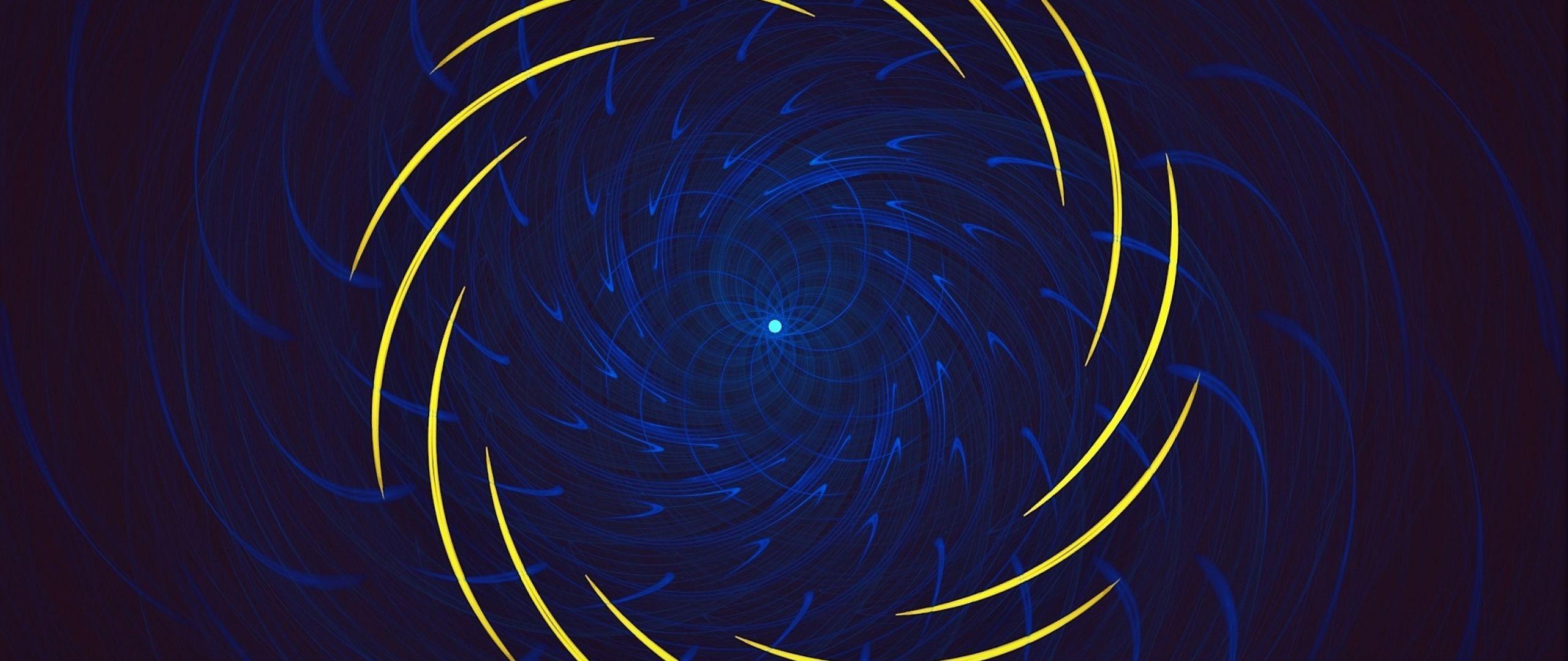 2560x1080 Blue Fractal 2560x1080 Resolution Wallpaper, HD Abstract 4K Wallpaper, Image, Photo and Background