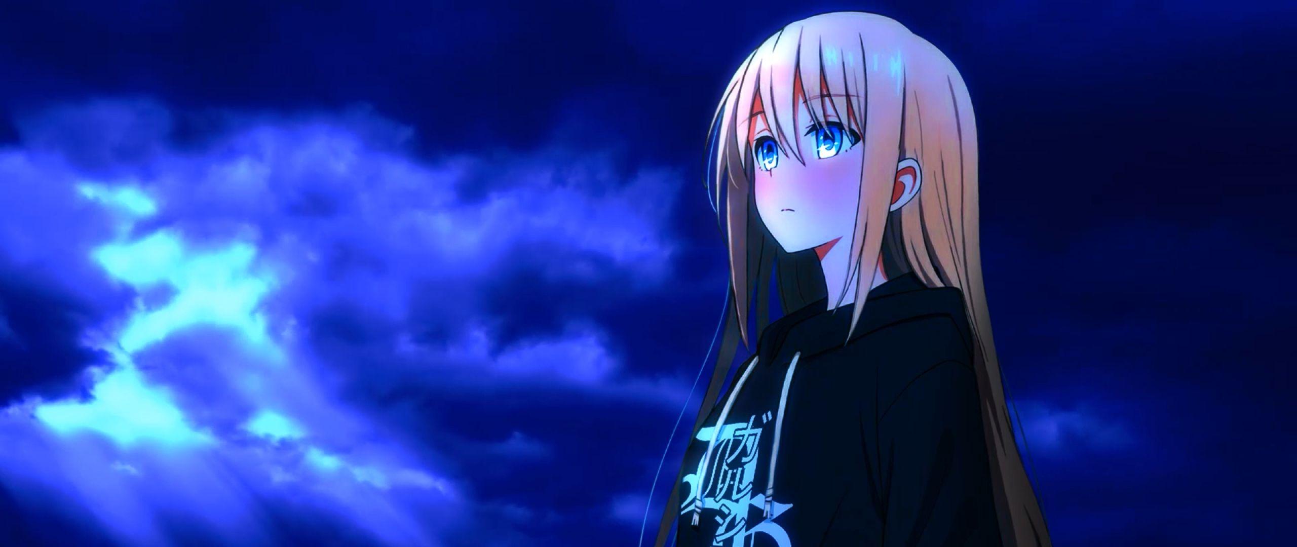 2560x1080 Blonde Blue Eye Anime Girl 2560x1080 Resolution Wallpaper, HD Anime 4K Wallpaper, Image, Photo and Background