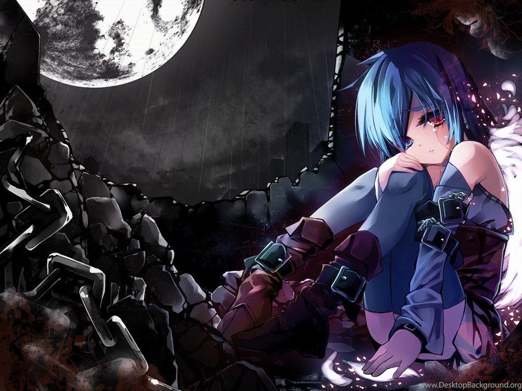 1024x768 Anime Girl Angel Best Wallpaper Desktop Background