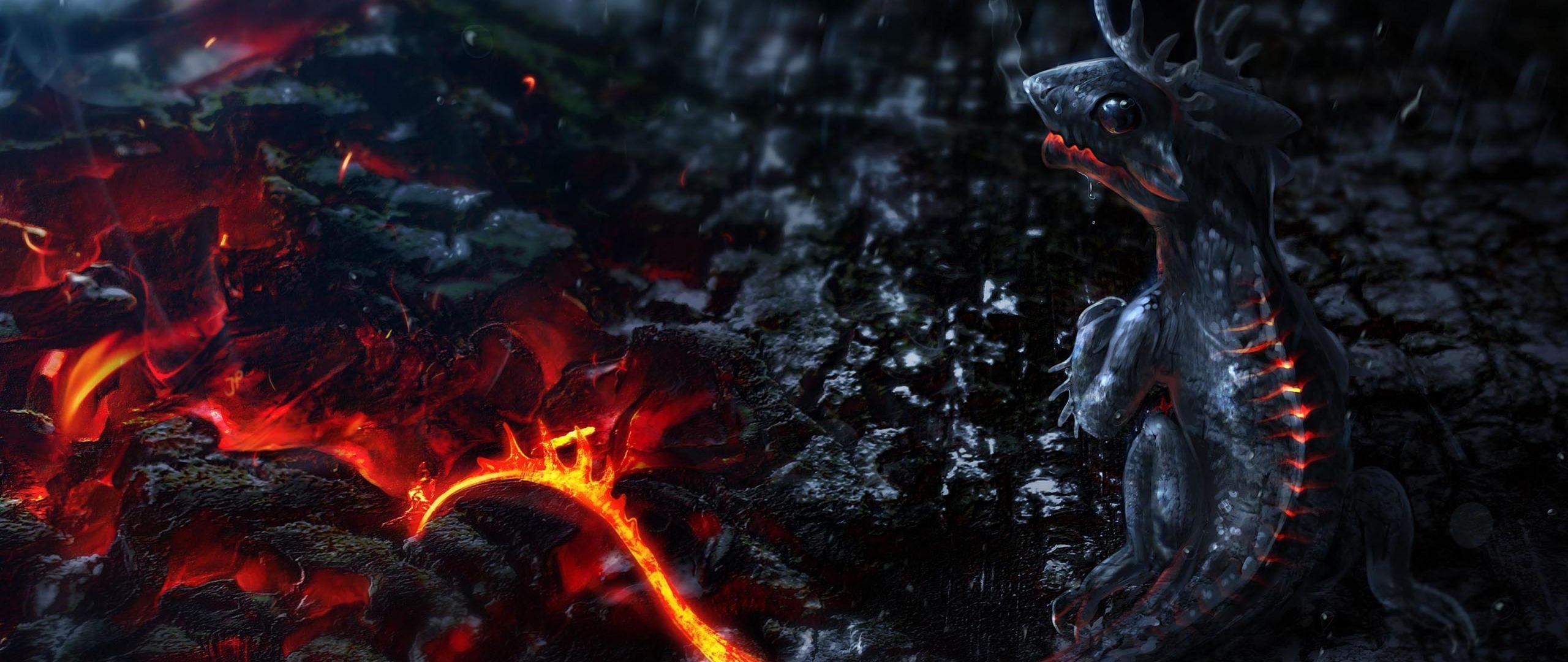 2560x1080 Where Dragons Are Born 3D Desktop HD Wallpaper
