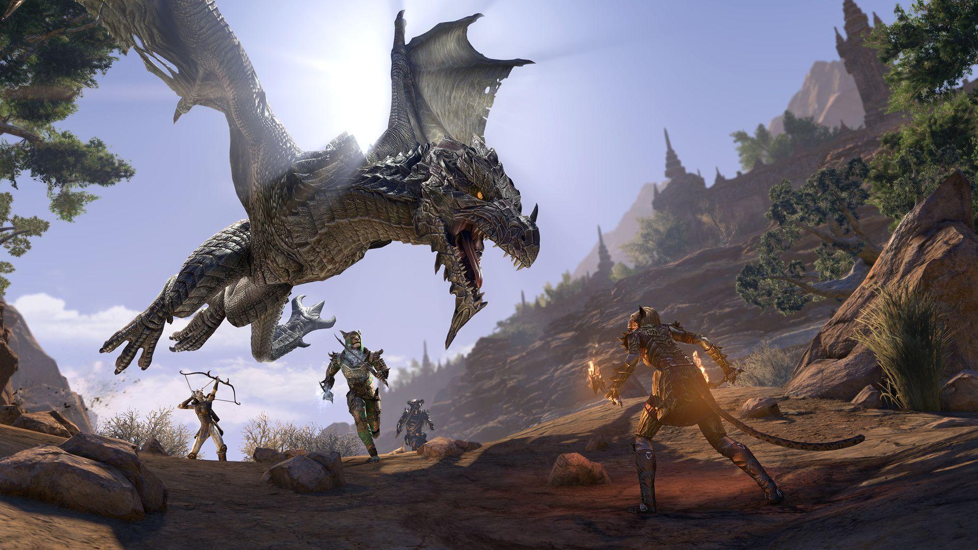 1920x1080 The Elder Scrolls Online Elsweyr Dragon Wallpaper, HD Games 4K Wallpaper, Image and Background