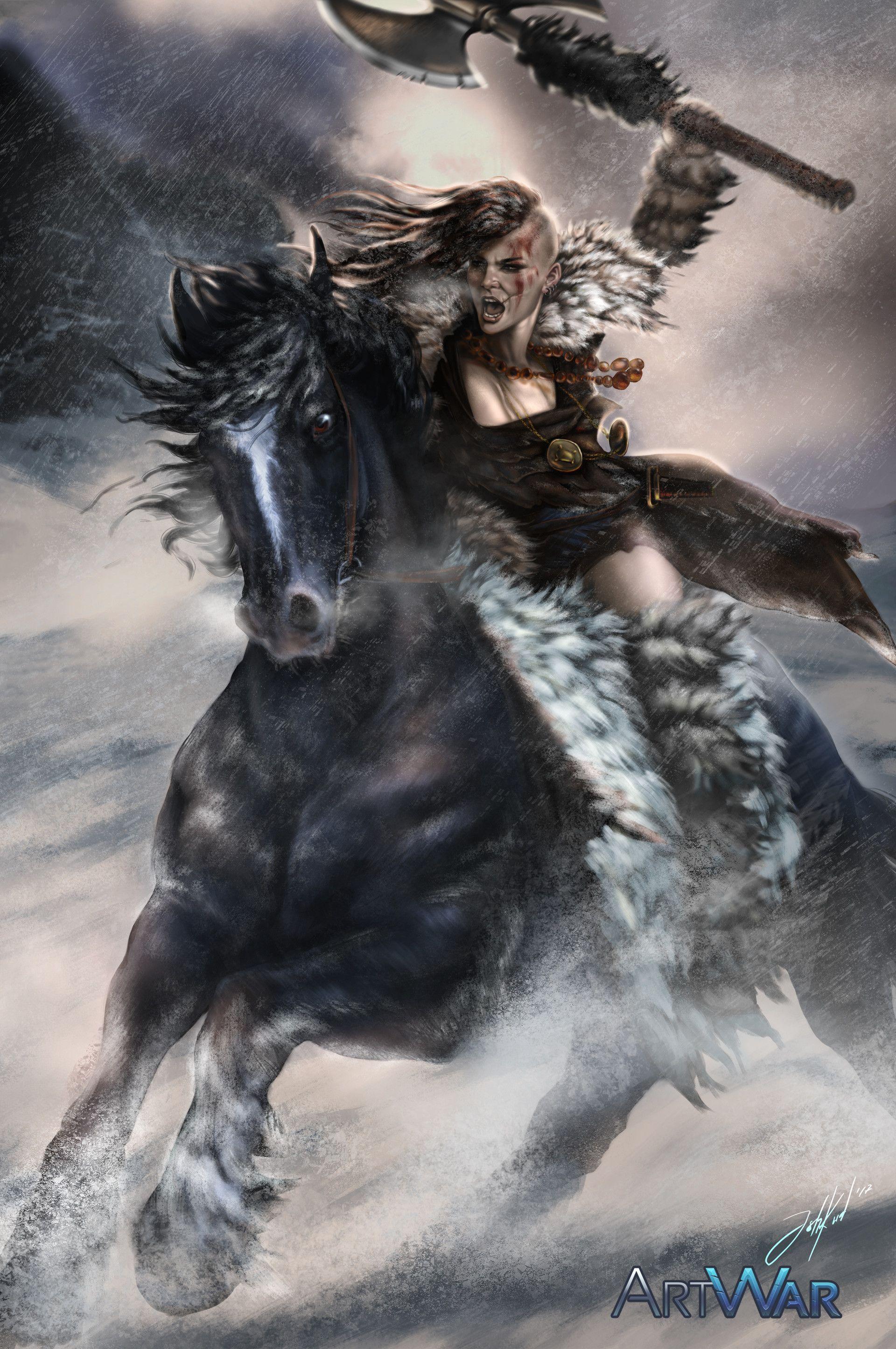 1920x2888 Jórunnr. Warrior of north., Dasha Kudrina. Viking warrior woman, Warriors wallpaper, Fantasy fighter