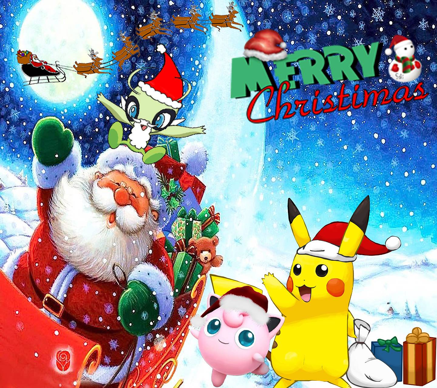 Christmas Pokemon Wallpapers - Top Free Christmas Pokemon Backgrounds