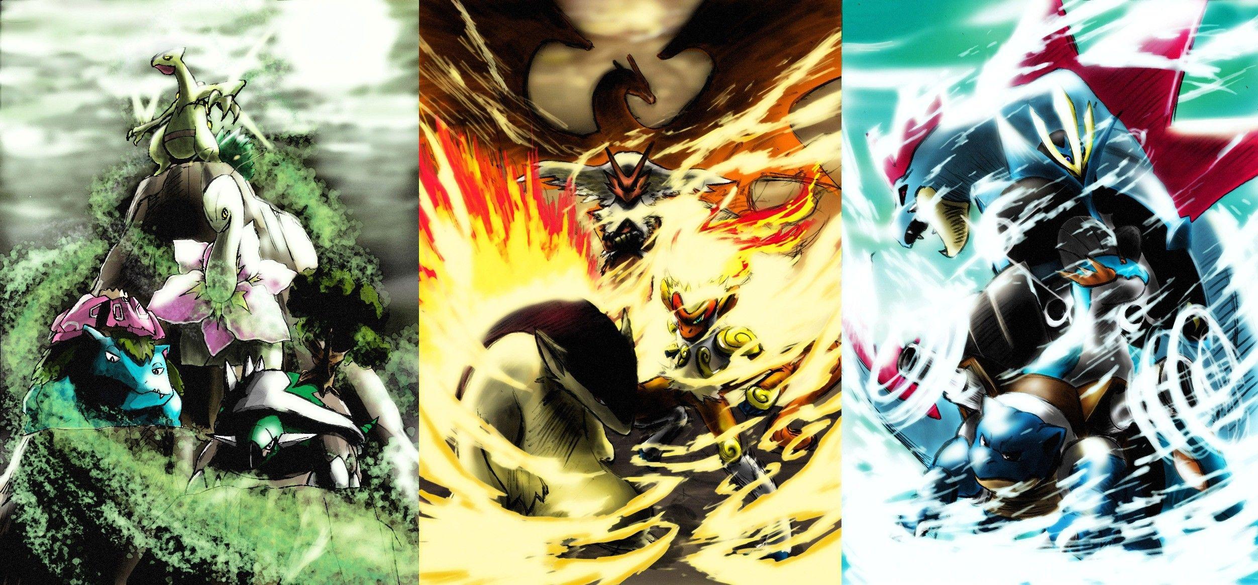 2504x1165 Red Pokemon