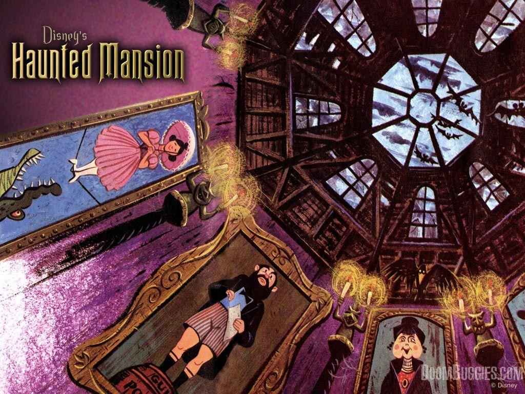 1024x768 Haunted Mansion Desktop Wallpaper