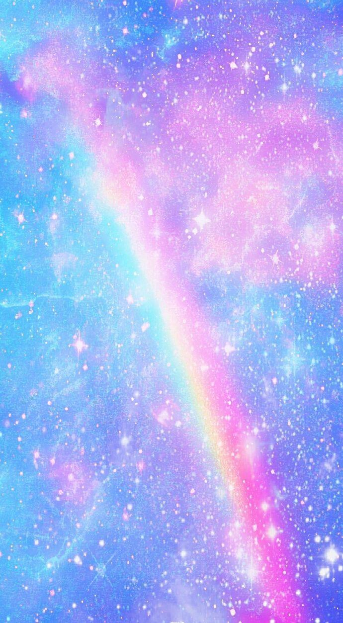 690x1253 Pastel Galaxy Wallpaper