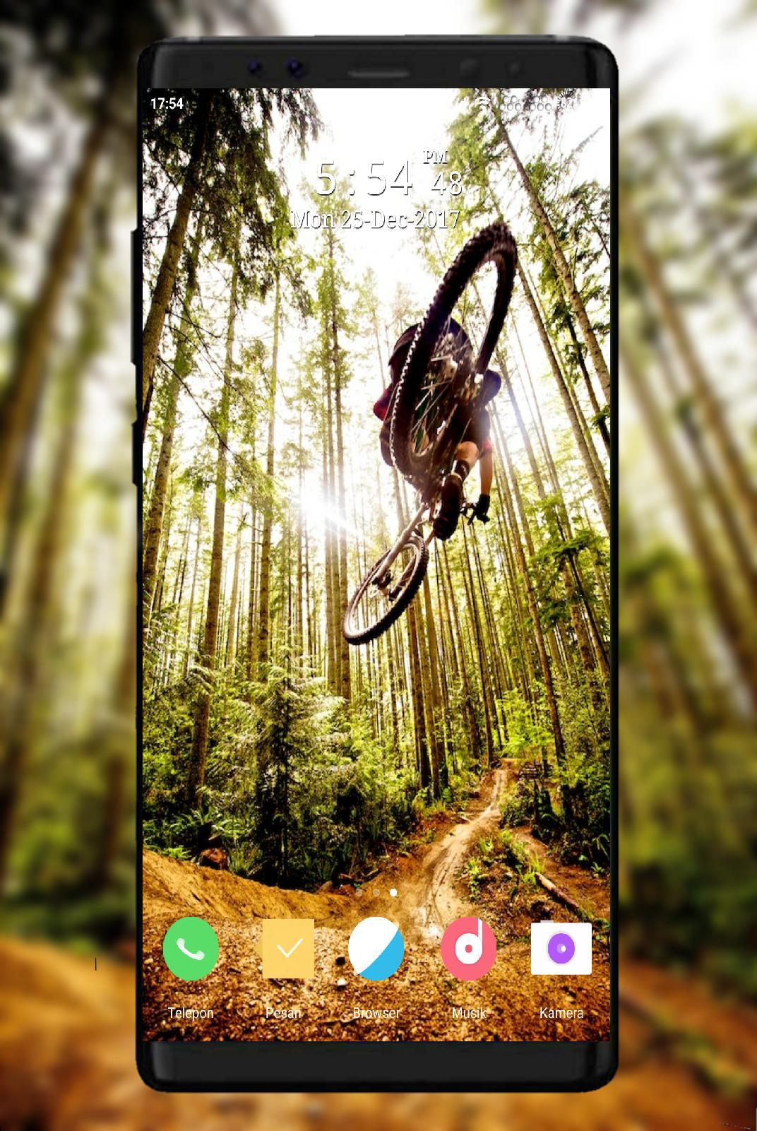 1072x1601 MTB Downhill Wallpaper for Android
