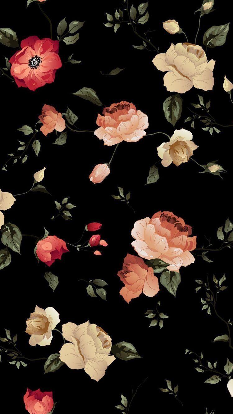 750x1333 ❣︎∣ᴮᵞᵛᴵ·⁴·ᵞᴼᵁ∣❣︎. Floral wallpaper iphone, Flower phone wallpaper, Floral wallpaper